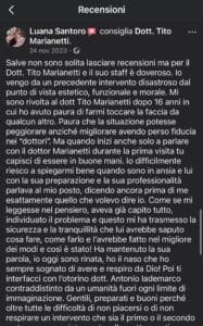 Recensioni Tito Marianetti